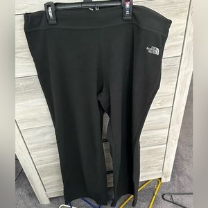 North Face flare fleece pants